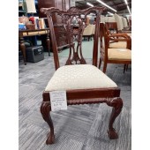 Used Mahogany Claw and Ball Side Chair