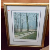Framed Art -  Path Through Trees