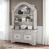 Magnolia Manor Opt Credenza & Hutch by Liberty Furniture