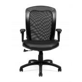 Luxhide Adjustable Mesh Back Ergonomic Chair