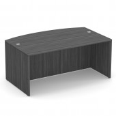 Performance Laminate Bowfront Desk Shell - 66"W