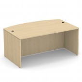 Performance Laminate Bowfront Desk Shell - 66"W