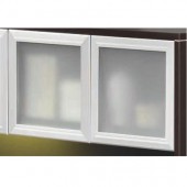 OPL40SGD Silver Framed Glass Door Set for OPL140