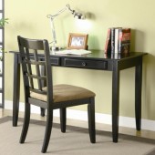 Newton Collection 2pc Writing Desk Set in Black