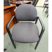 Used Charcoal Gray Guest Chair