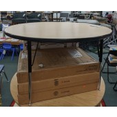 Used 42" Round Activity Table with Adjustable Height Legs