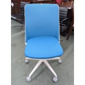 Used High Back Blue Office Chair