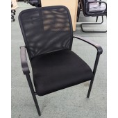 Closeout Mesh Low Back Armchair by Global Furniture Group