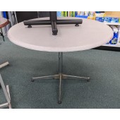 Used Round Laminate Activity Table 