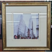 Framed Art with City Skyline
