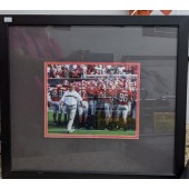 Framed Art with UGA and Mark Richt