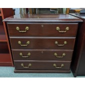 Used Mahogany Lateral File Cabinet