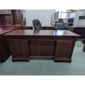 Used Double Pedestal Desk by Sauder
