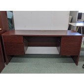 Used Double Pedestal Credenza