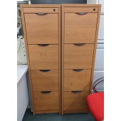 Closeout 4-Drawer Laminate Vertical File Cabinet