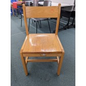 Used Vintage Wooden School Chair