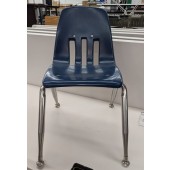 Used Blue Stacking Child's School Chair