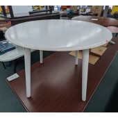 Used White Round Activity Table