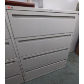 Used Metal Lateral File Cabinet by HON