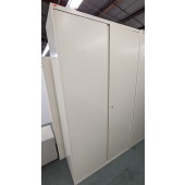 Used Metal 4 Shelf Storage Cabinet by Steelcase
