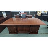 Used Double Pedestal Desk by Kimball