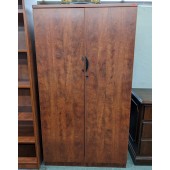 Used Woodgrain Laminate Storage Cabinet