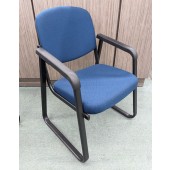 Used Guest Chair, Blue