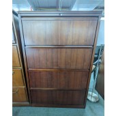 Used 4-Drawer Wood Lateral File 