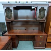 Used Credenza and Hutch Set