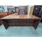 Used Cherry L-Shape Desk