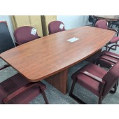 Used 94" Boat-Shaped Conference Table