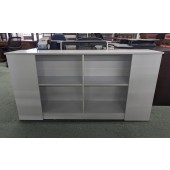 Used White Bookcase / Hutch