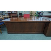 Used OFS Cherry L-Shaped Desk