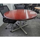 Used 42" Round Conference Table