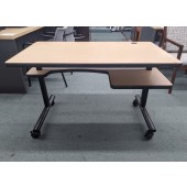 Used Mobile Computer Table 