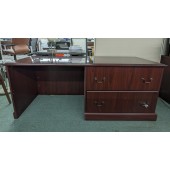 Used Credenza with Lateral File Drawers