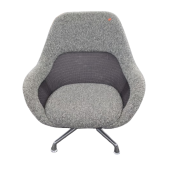 Used Steelcase Coalesse Lounge Chair, Gray