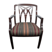 Used Guest Chair with Wooden Back
