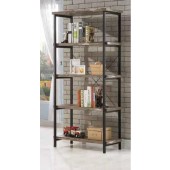 Skelton Collection Salvaged Cabin Wood Bookcase