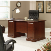 Sauder Heritage Hill Executive Desk with Black Top 402159