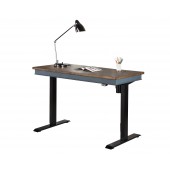 Fairmont Electric Sit/Stand Desk by Martin Furniture, Dusty Blue