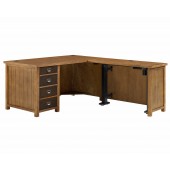 Heritage Sit/Stand L-Shaped Desk by Martin Furniture