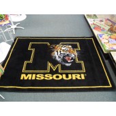 Missouri College Mascot Rug Black