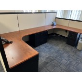 Used Steelcase Kick Workstation 5.5' x 5.5' Cubicles