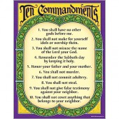 Ten Commandments Learning Chart