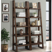 Tempe Pair of Etagere Bookcases by Parker House, TOBACCO