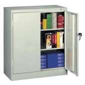 Tennsco Counter High Light Gray Storage Cabinet 36W x 18D x 42H