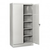 Tennsco Standard Two Door Light Gray Storage Cabinet 36W x 24D x 72H