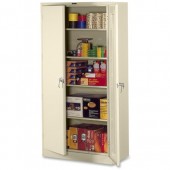 Tennsco Deluxe Two Door Putty Storage Cabinet 36W x 24D x 78H