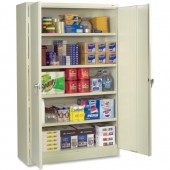 Tennsco Two Door Putty Jumbo Storage Cabinet 48W x 24D x 78H